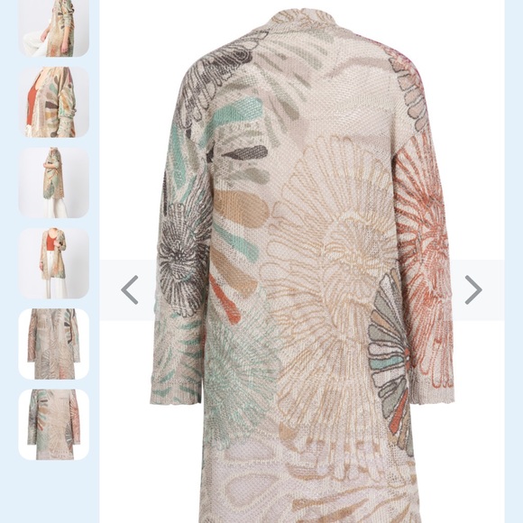 *NWT* IVKO coatigan with sea shell motif (size EU 36/38) - Picture 2 of 14